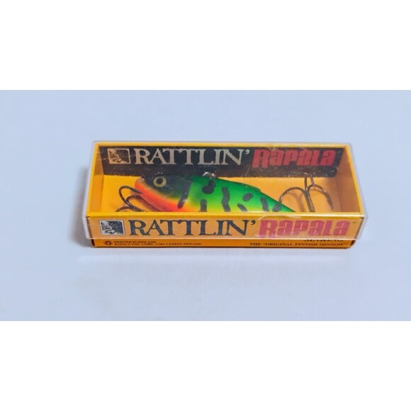 RATTLIN RAPALA RAP FIRE TIGER LIPLESS CRANKBAIT FISHING LURE - Picture 1 of 8